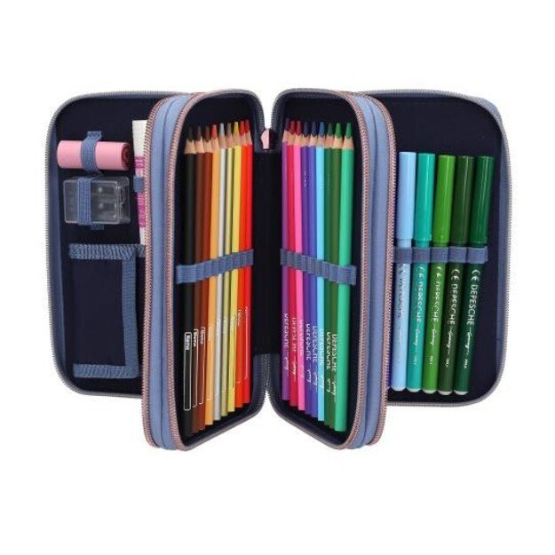 TOPModel - Triple Pencil Case LED WOLF ( 0413150 )