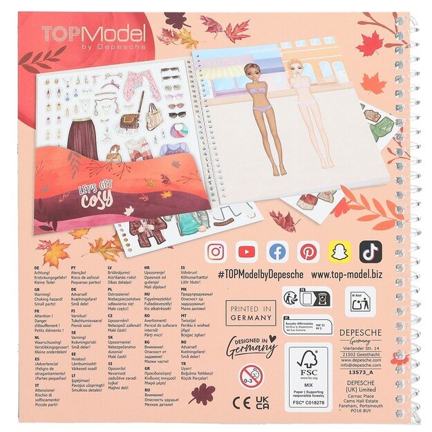 Topmodel - TOPModel Dress Me Up Stickerbook COSY ()