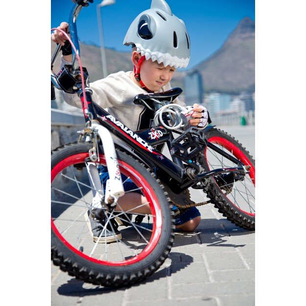 Crazy Safety - Shark Bicycle Helmet - Grey (100501-01-01)