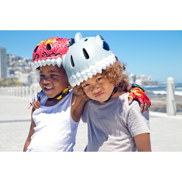 Crazy Safety - Shark Bicycle Helmet - Grey (100501-01-01)