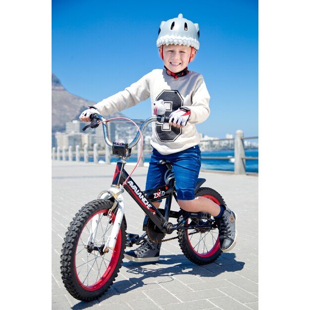 Crazy Safety - Shark Bicycle Helmet - Grey (100501-01-01)
