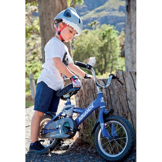 Crazy Safety - Shark Bicycle Helmet - Grey (100501-01-01)