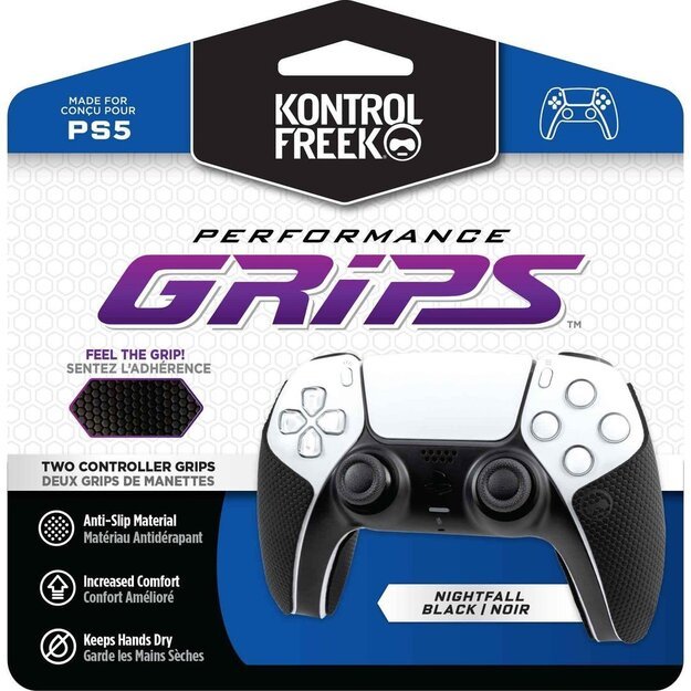KontrolFreek - Performance Grips (Black) - PS5