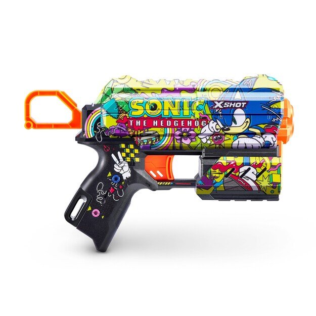 X-SHOT-SKINS-FLUX(8 Darts) Assorted - S001- SONIC - (36648)