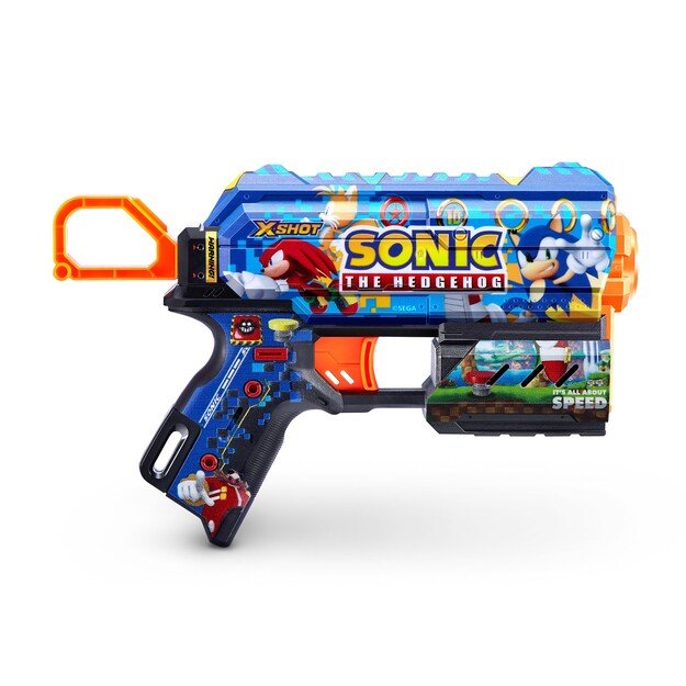 X-SHOT-SKINS-FLUX(8 Darts) Assorted - S001- SONIC - (36648)