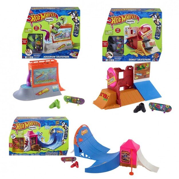 Hot Wheels - Skate  Drop In Skate Set Assortment (HGT91)