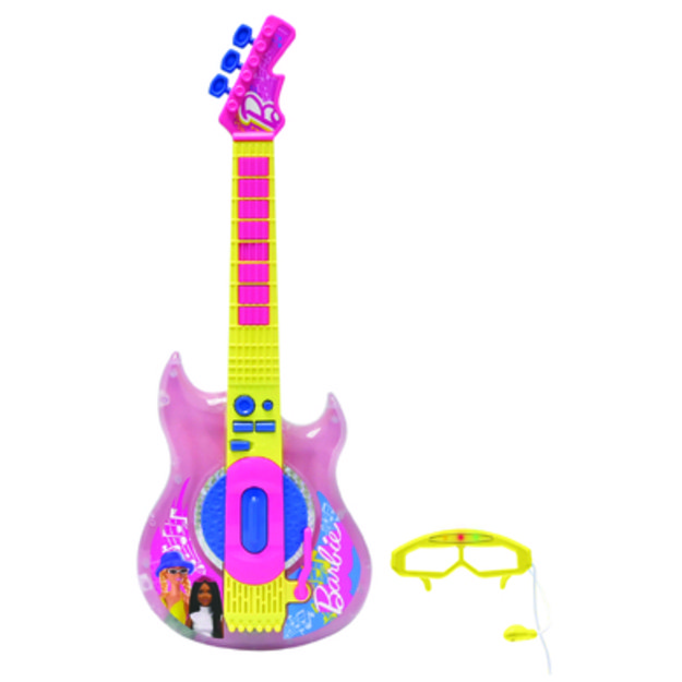 Lexibook - Barbie Electronic Lighting Guitar with Mic (K260BB)