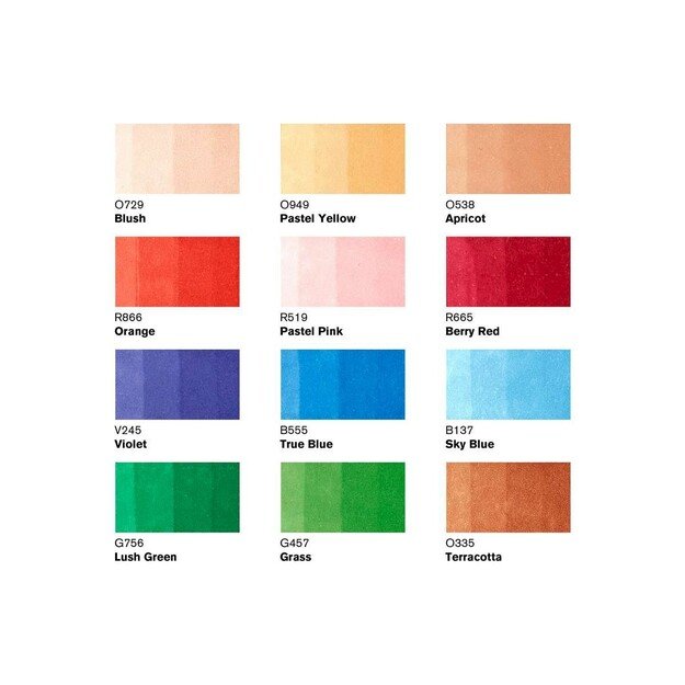Winsor & Newton - Promarkers 12+1 pcs - Manga Expansion (839962)