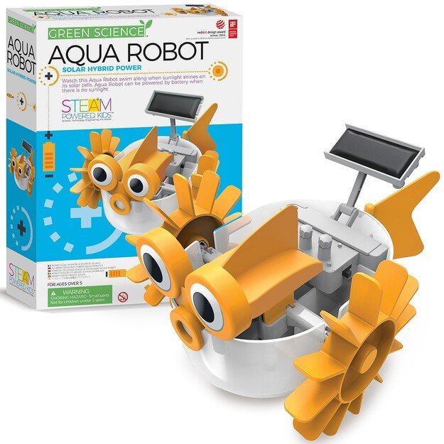 4M - Green Science / Hybrid Solar Power - Aqua Robot (4M-03415)