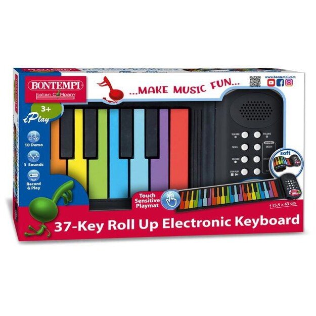 Bontempi - 37-Key Roll Up Electronic Keyboard (543720)