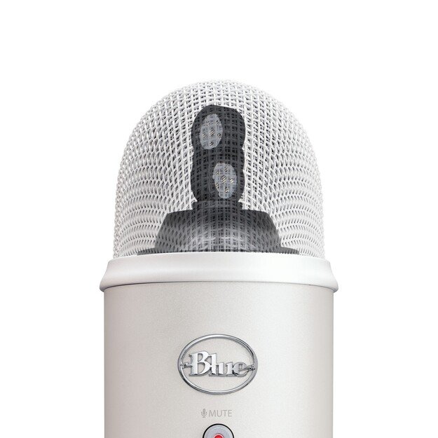 Blue - Mic Yeti Aurora Collection USB Mic White Mist