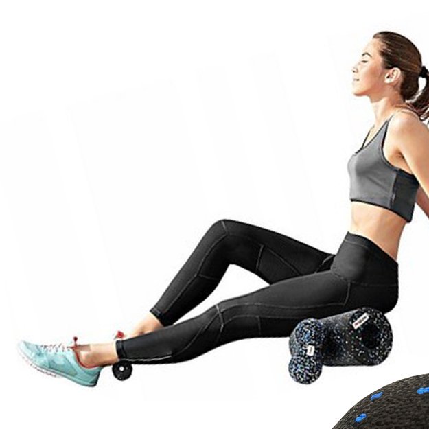 EPP rinkinys kūno raumenų masažo voleliui DUOBALL FITNESS