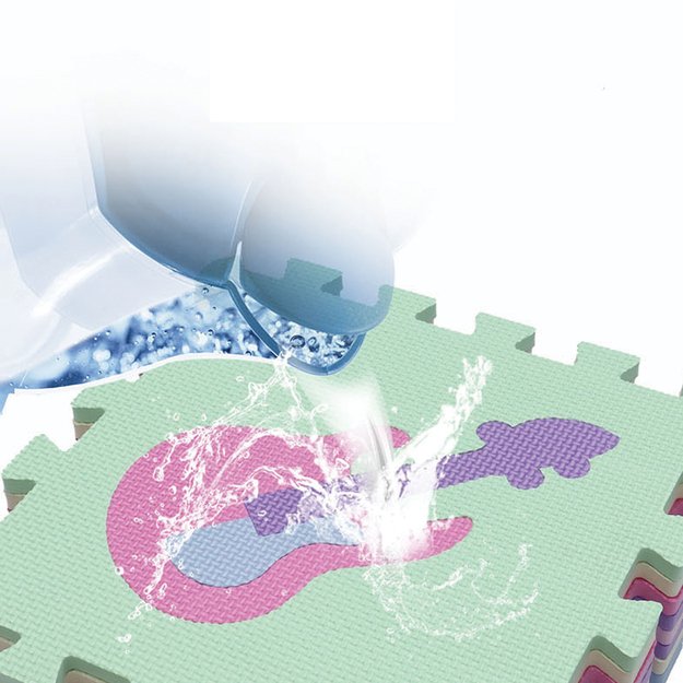 MATA PIANKOWA EDUKACYJNA GRUBA KOJEC DLA DZIECI PUZZLE 25 ELEMENTÓW 3W1 29