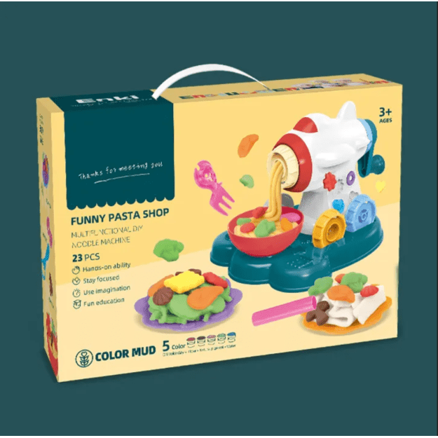 Daugiafunkcis edukacinis makaronų gaminimo žaislas vaikams
