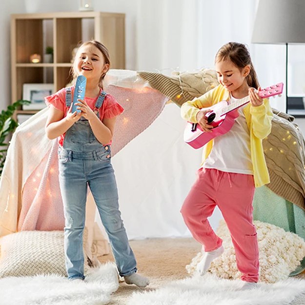 WIRELESS BLUETOOTH KARAOKE MICROPHONE FOR CHILDREN WITH USB SPEAKER
