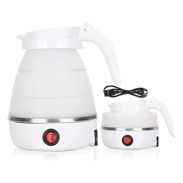 Elektrinis kelioninis virdulys 600 ml 600 W sulankstomas kelioninis nešiojamas