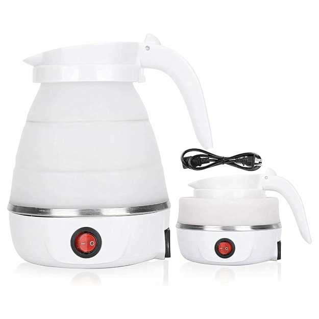 Elektrinis kelioninis virdulys 600 ml 600 W sulankstomas kelioninis nešiojamas