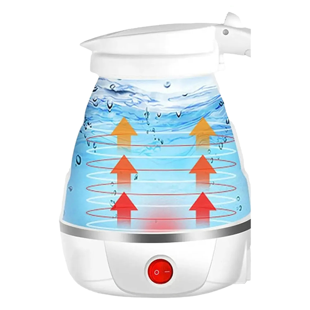 Elektrinis kelioninis virdulys 600 ml 600 W sulankstomas kelioninis nešiojamas