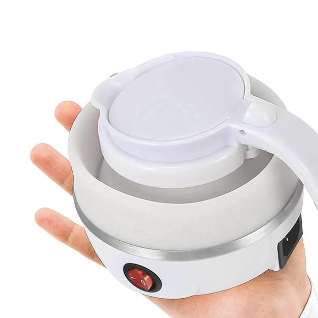 Elektrinis kelioninis virdulys 600 ml 600 W sulankstomas kelioninis nešiojamas