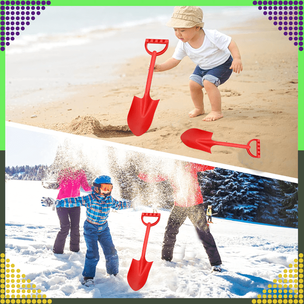 Łopatka Łopata Szpadel do Piasku na Plażę Piaskownice Mocna duża XXL 64 cm 3