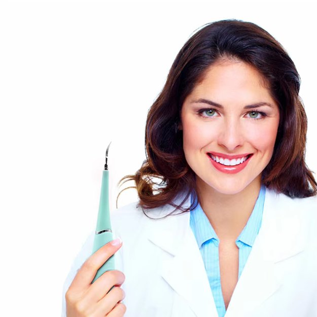 SKALER ULTRADŹWIĘKOWY DENTYSTYCZNY DO ZĘBÓW MOCNY USUWANIE KAMIENIA OSADU 2