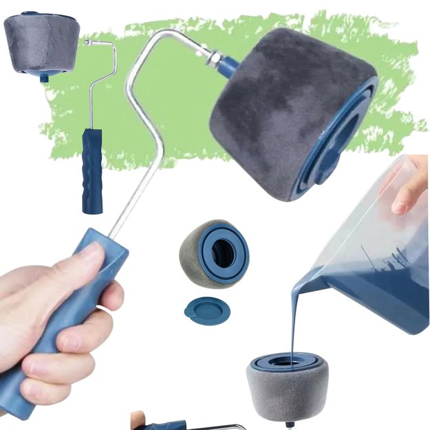 Wałek Malarski do Malowania Ścian Rogów Narożników Niekapiący Paint Roller 1