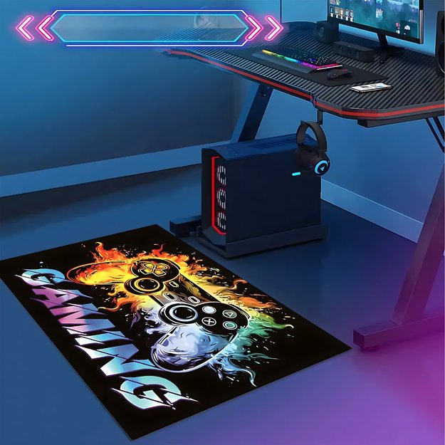 Mata Gamingowa Ochronna Dywan pod Fotel Krzeszło dla Graczy 60x90 cm 9