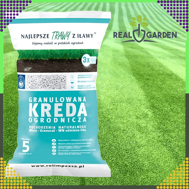 Premium Granulowana Kreda Ogrodniczna do Odkwaszania Gleby 10kg do Roślin  18