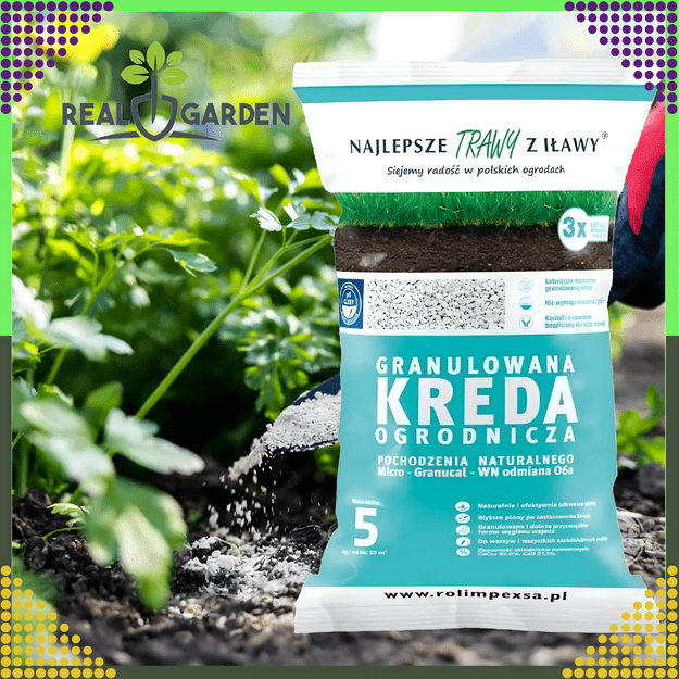 Premium Granulowana Kreda Ogrodniczna do Odkwaszania Gleby 10kg do Roślin  14