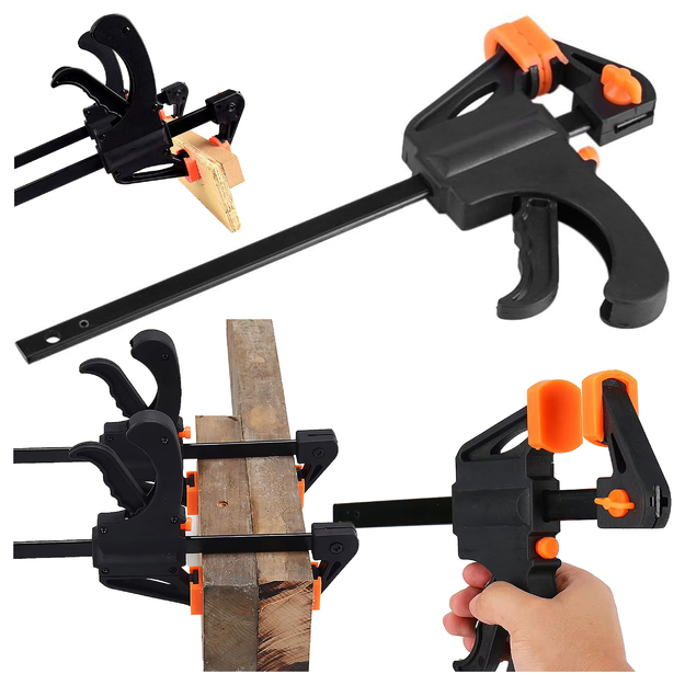 Dailidės spaustuvas 4 spaustuvai Modeliavimo rankena Spaustuvas Viena ranka