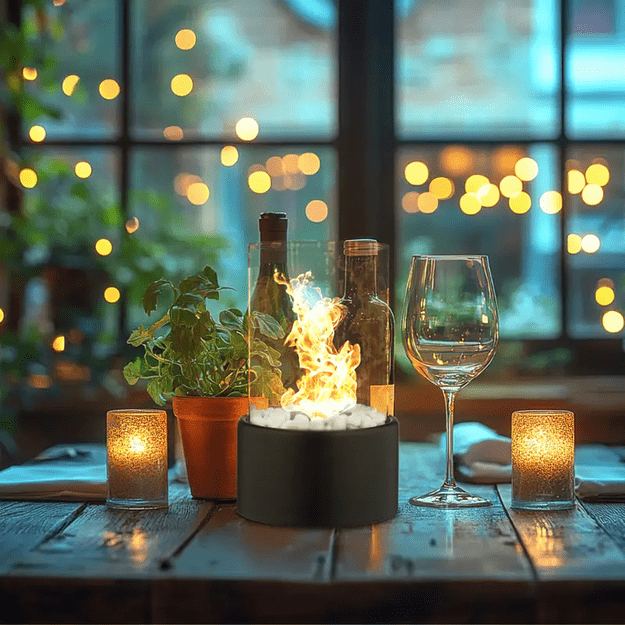 Biokominek Wolnostojący Bio Kominek do Domu na Tarasz Ogrodowy Restauracja  26