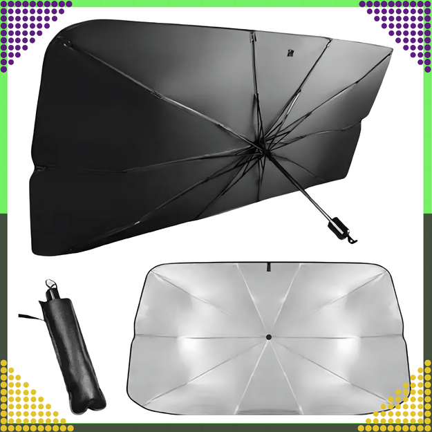 Roleta Parasol Osłona UV do Samochodu Przeciwsłoneczna na Szybę Auta Duża 65x125 16