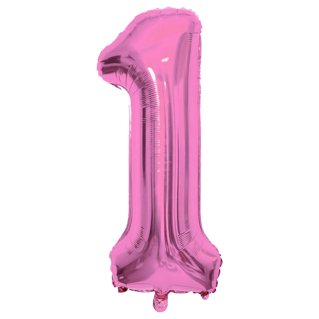 Balony na 1 Urodziny Roczek Dziewczynka Zestaw 5 szt Gwiazdki Balon  1