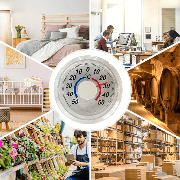 Termometr Zewnętrzny Wewnętrzny Niskich Temperatur -50C 50C Samoprzylepny 22