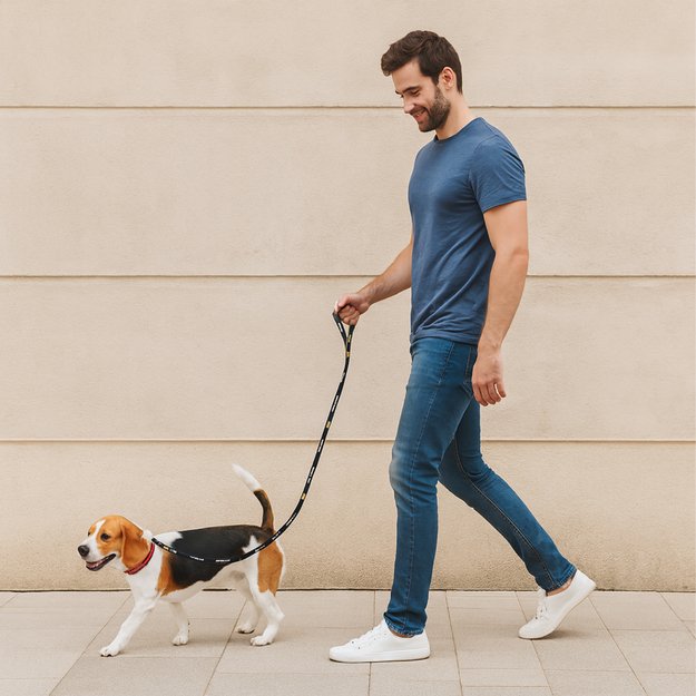 Smycz Nylonowa Trakcyjna 140 cm Linka Treningowa Spacerowa do Nauki Tresury 14