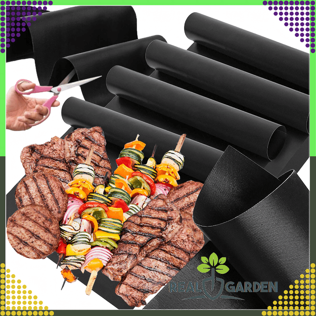 KARTON 125KMPL x 4 SZT Mata Teflonowa Tacka BBQ do Pieczenia na Grill do Piekarnika Wielorazowa  2