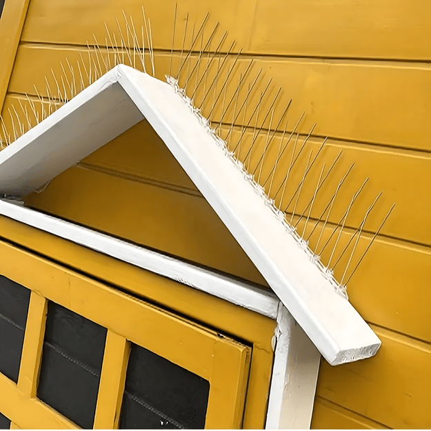 100 x METALOWE STALOWE NIERDZEWNE KOLCE NA PTAKI GOŁĘBIE WRÓBLE NA PARAPET GZYMS 50CM  30