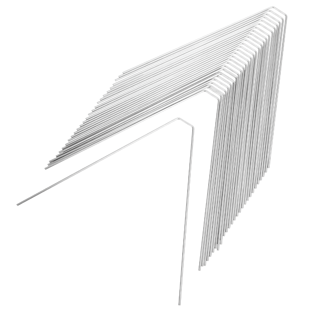 100 x METALOWE STALOWE NIERDZEWNE KOLCE NA PTAKI GOŁĘBIE WRÓBLE NA PARAPET GZYMS 50CM  20