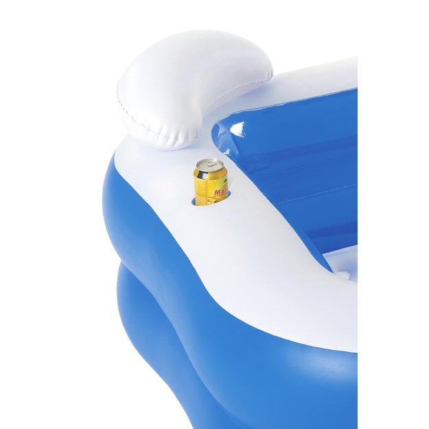 Bestway 54153 Basen Dmuchany Pięciokąt z Siedzeniami Ogrodowy 213x206x69cm  3