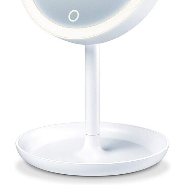 Beurer - BS 45, Illuminated Cosmetic Mirror with LED Light and Touch Sensor - 3-Year Warranty
