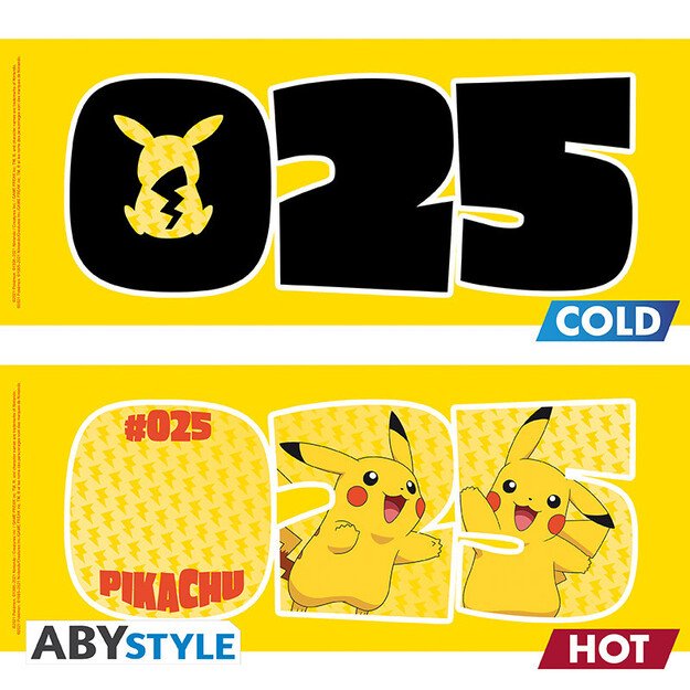 POKEMON - Heat Change Mug - 460 ml - Pikachu 25 1