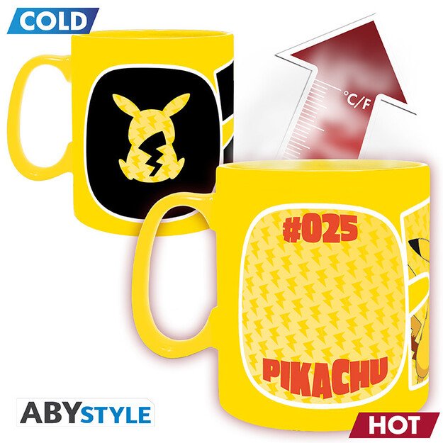 POKEMON - Heat Change Mug - 460 ml - Pikachu 25 2