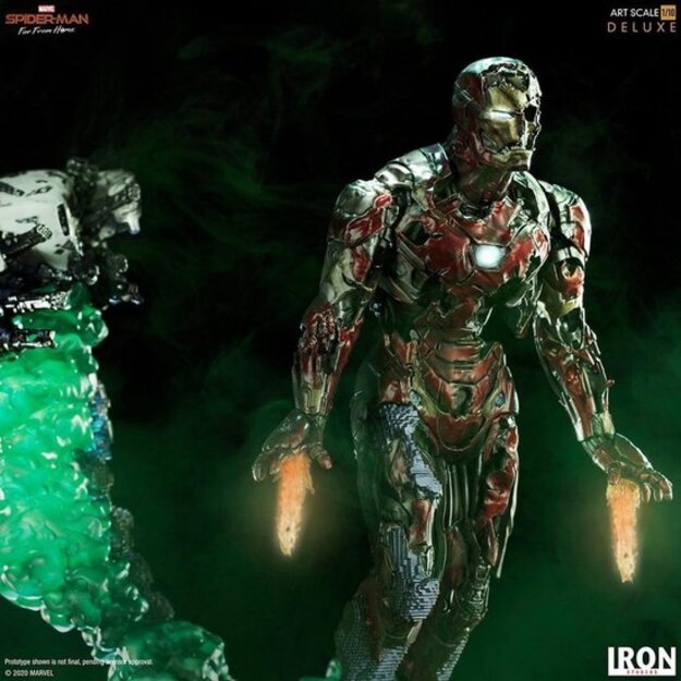 IronStudios - Marvel Spider-Man Far From Home: Deluxe BDS 1:10 Art Scale Staute - Iron Man Illusion 1