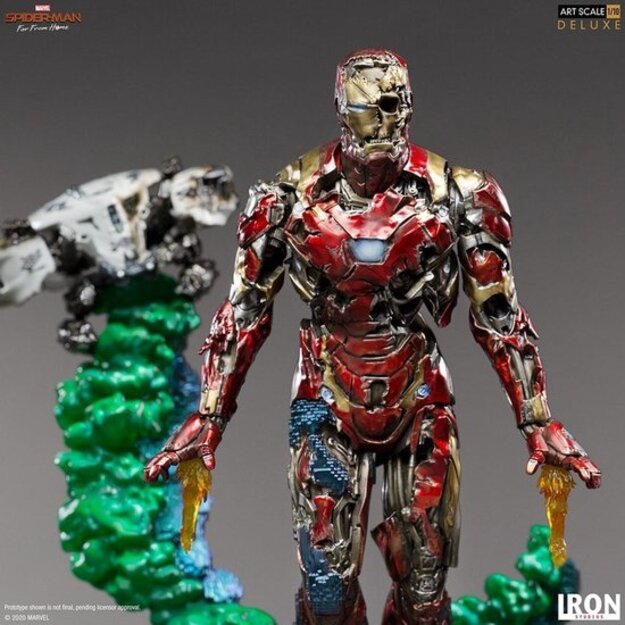 IronStudios - Marvel Spider-Man Far From Home: Deluxe BDS 1:10 Art Scale Staute - Iron Man Illusion 2