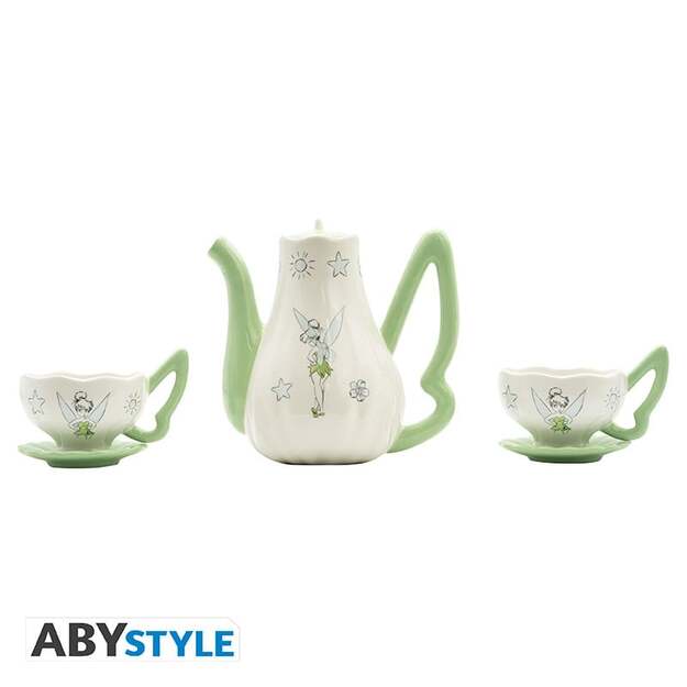 DISNEY - Teapot - with Tinkerbell cups set 1
