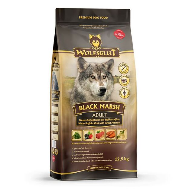 Wolfsblut - Dogfood  - Black Marsh 12,5 kg. - With water buffalo