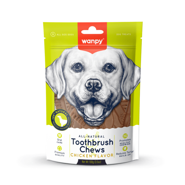 wanpy - Toothbrush Chews - Chicken Flavor - 100g 1