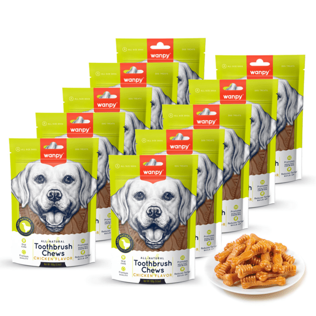 wanpy - Toothbrush Chews - Chicken Flavor - 100g 2
