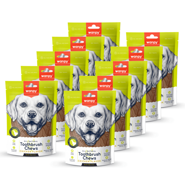 wanpy - Toothbrush Chews - Chicken Flavor - 100g 3