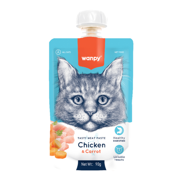 wanpy - Wanpy Cat Tasty Meat Paste - Chicken & Carrot 90g - 90g